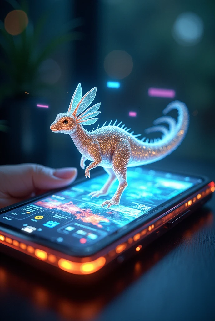 A Pokedex like ai device which identifies fossil and shows you how that species would while living using ar/vr along with information on it like how many years it can live, height, weight, color , food, habitat of that Fossil