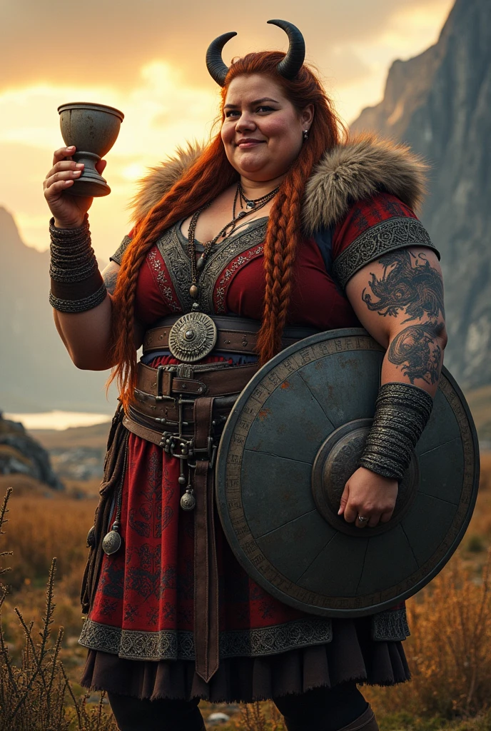 huge chubby viking woman
