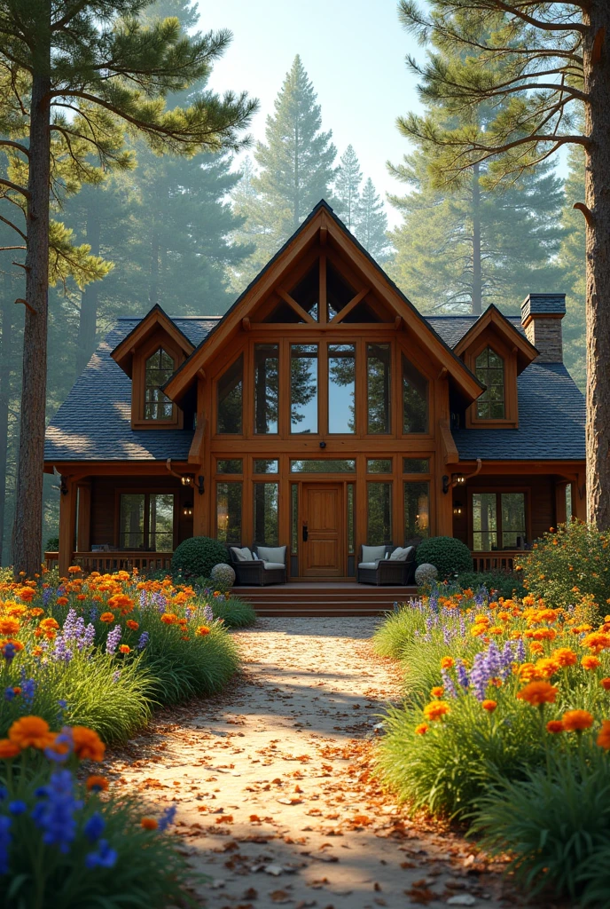 A spacious and relaxing house in the woods