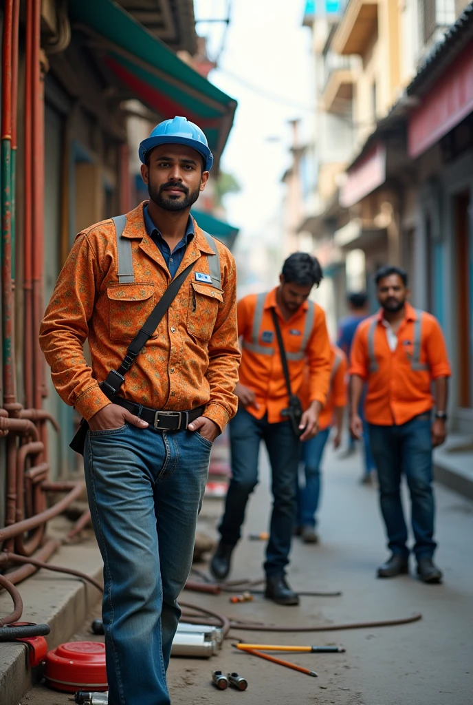 Skilled plumbing technicians indian