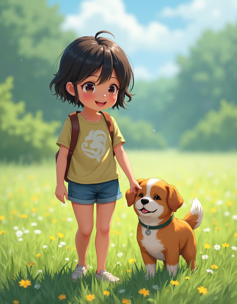 CUTE CHUBBY Anime, Glitter, In the style of unreal engine 5 art style, makoto shinkai!, makoto shinkai!!, makoto shinkai. —h 2160, ( ( makoto shinkai ) ), style of makoto shinkai, water dripping off him, makoto shinkai art style, clean detailed anime art, makoto shinkai style Realistic anime art style, Oil painting style art GIRL,in the style of unreal engine 5 art style, Realistic anime art style, Oil painting style art, playing with a Cute Dog , realistic Oil Painting art style at pixiv, makoto shinkai. high detail, young Chubby girl , anime nature, realistic, realistic DC comics art style, realistic artstyle, realistic cute girl painting, anime nature wallpaper,painting, wet grass, in a grassy field, clean detailed anime art with wildflowers --ar 4:5