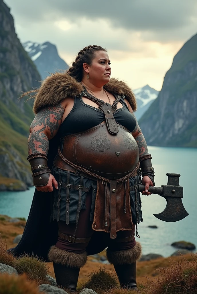 huge chubby viking woman big arms 