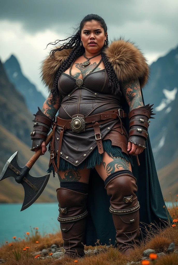 huge chubby viking woman big arms 