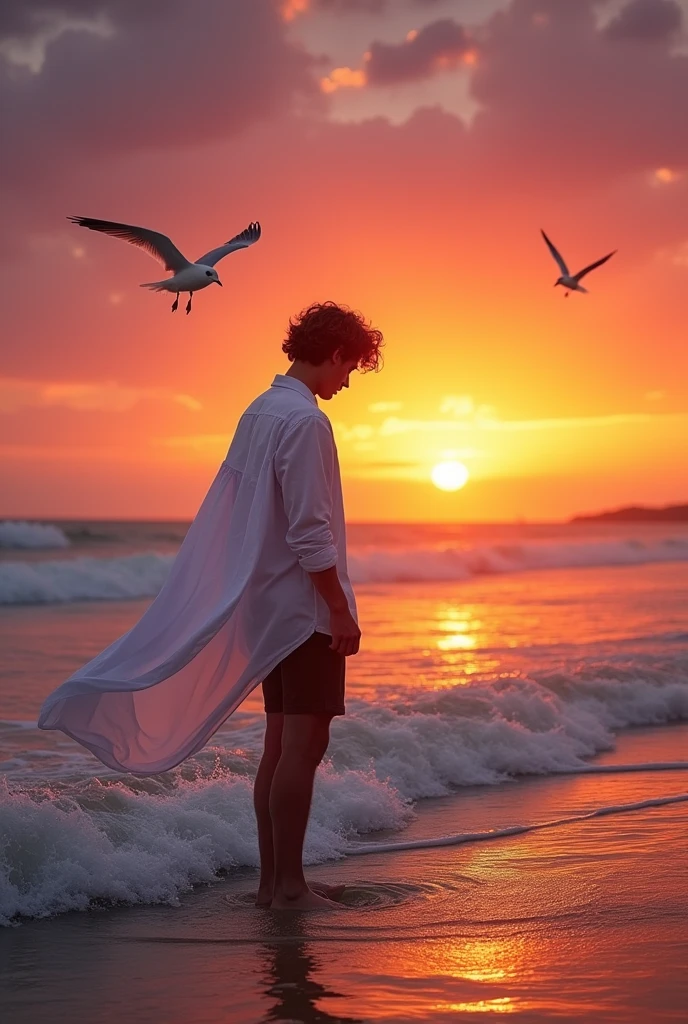 Sunrise and a see him