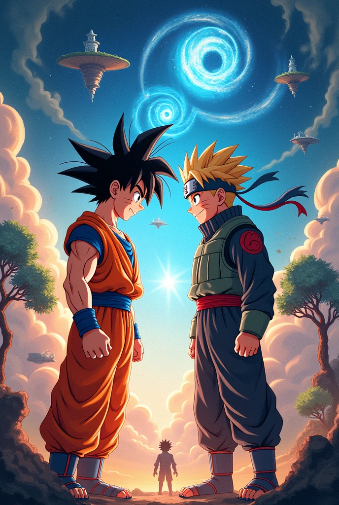 Goku vs Naruto Pillow