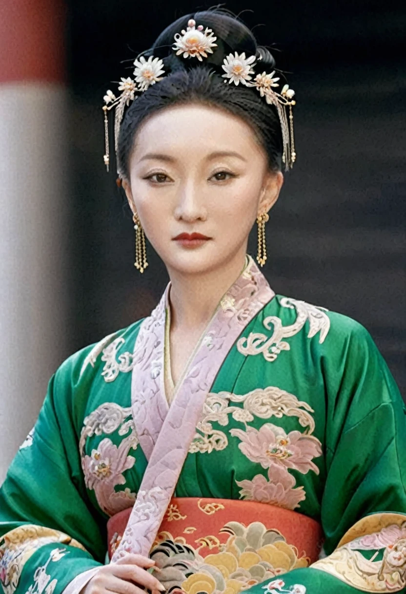 Female emperors of the Qing Dynasty, Full body nude seen from the front, Outside the Qing Dynasty Palace