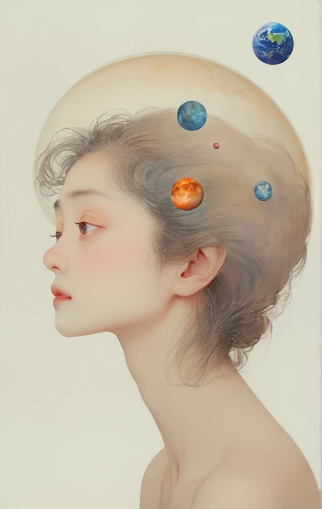 We are all alone、Looking up at the sky with the naked eye、{{Specially shaped head、Faces of the Planets}}、Invaded、