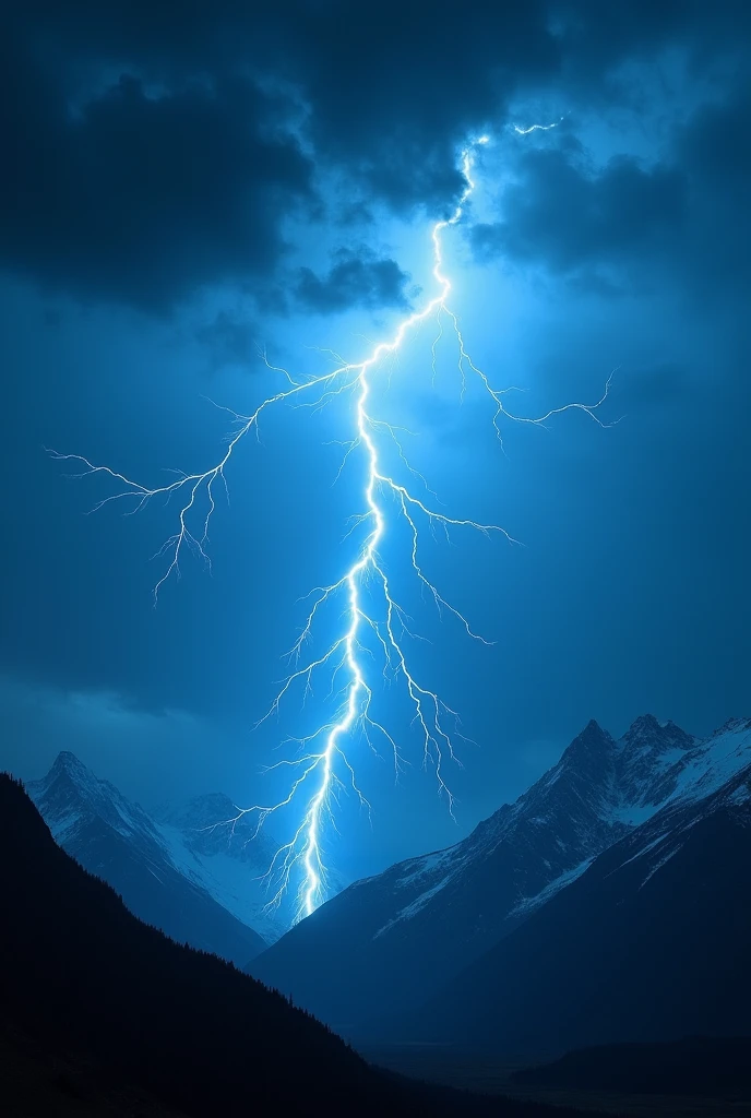 Blue thunder bolts