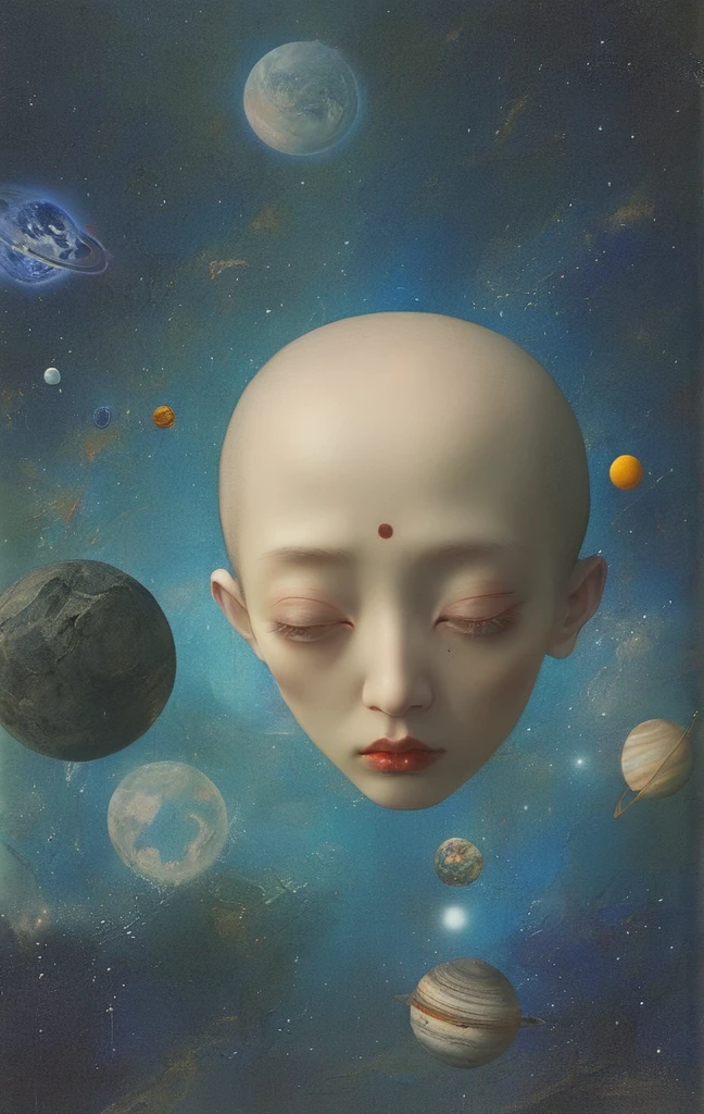 We are all alone、Looking up at the sky with the naked eye、{{Specially shaped head、Faces of the Planets}}、Invaded、