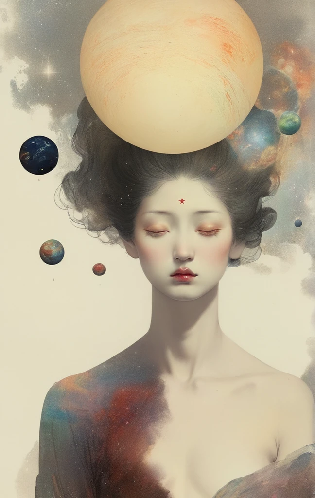 We are all alone、Looking up at the sky with the naked eye、{{Specially shaped head、Faces of the Planets}}、Invaded、