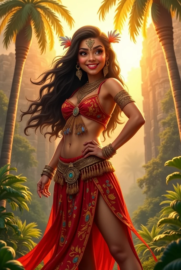 Chel from El Dorado posing