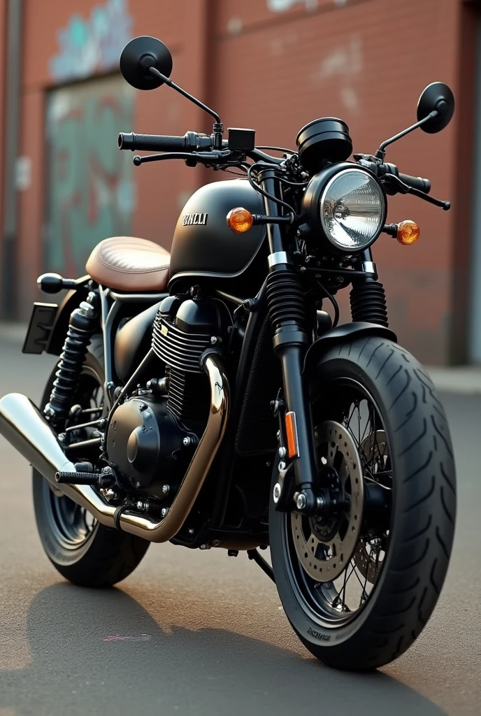 Benelli tnt 135 custom bobber motorcycle