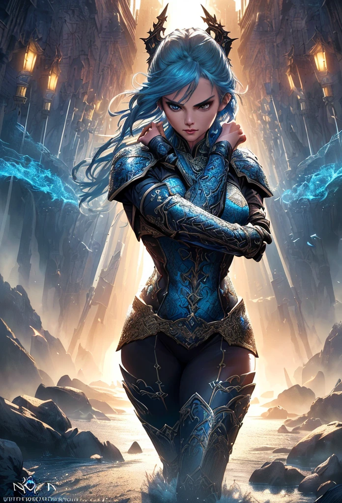 beautiful detailed girl with sword, highly detailed fantasy warrior woman, intricate sword fighting poses, dynamic action scene, cinematic lighting, dramatic fantasy effects, digital art, concept art, vibrant colors, epic atmosphere, (best quality,4k,8k,highres,masterpiece:1.2),ultra-detailed,(realistic,photorealistic,photo-realistic:1.37)