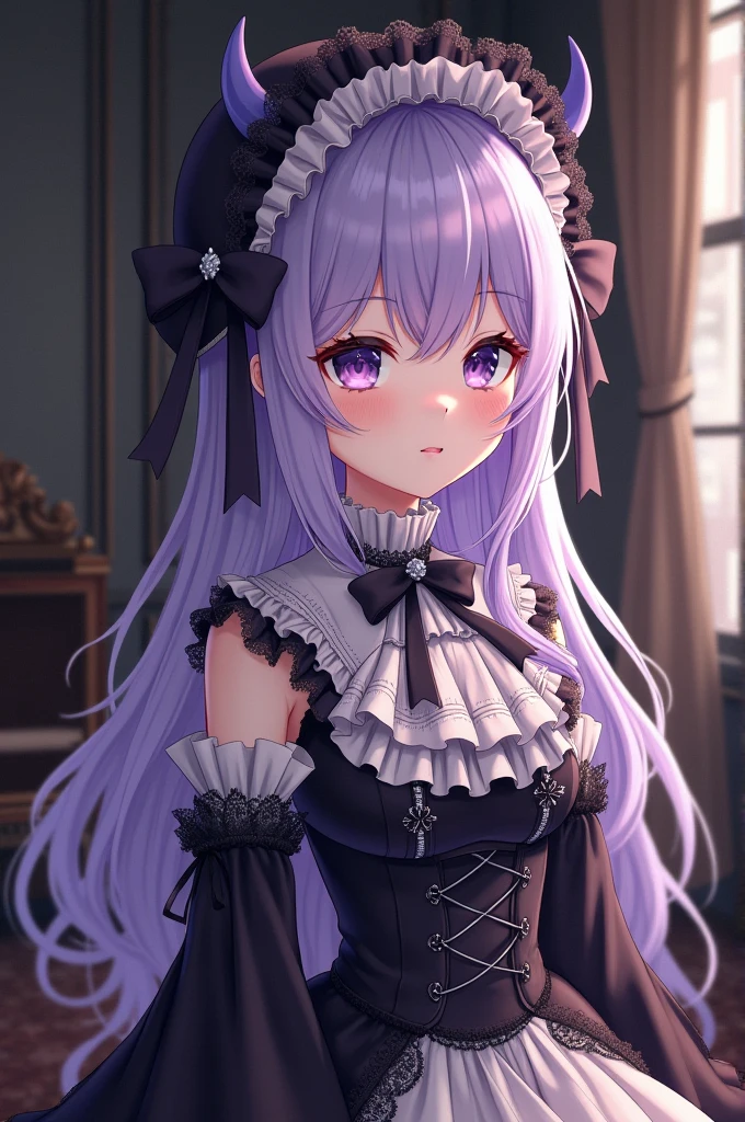 Kanna kamui version ghotic lolita with a little weight