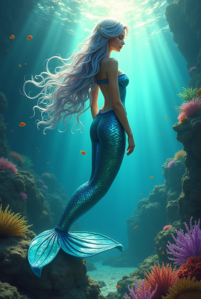 Draw the anus of a mermaid 