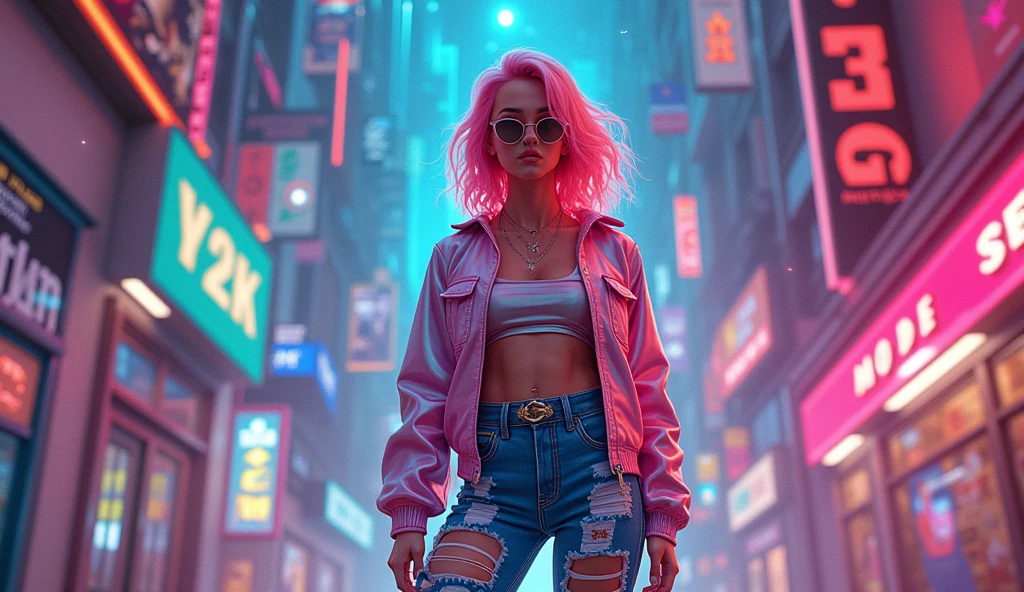 background for landing page about Y2K clohting