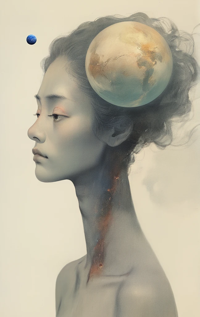 We are all alone、Looking up at the sky with the naked eye、{{Specially shaped head、Faces of the Planets}}、Invaded、