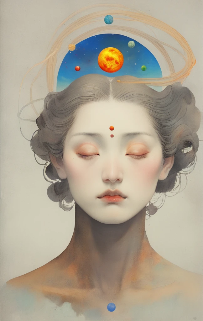 We are all alone、Looking up at the sky with the naked eye、{{Specially shaped head、Faces of the Planets}}、Invaded、