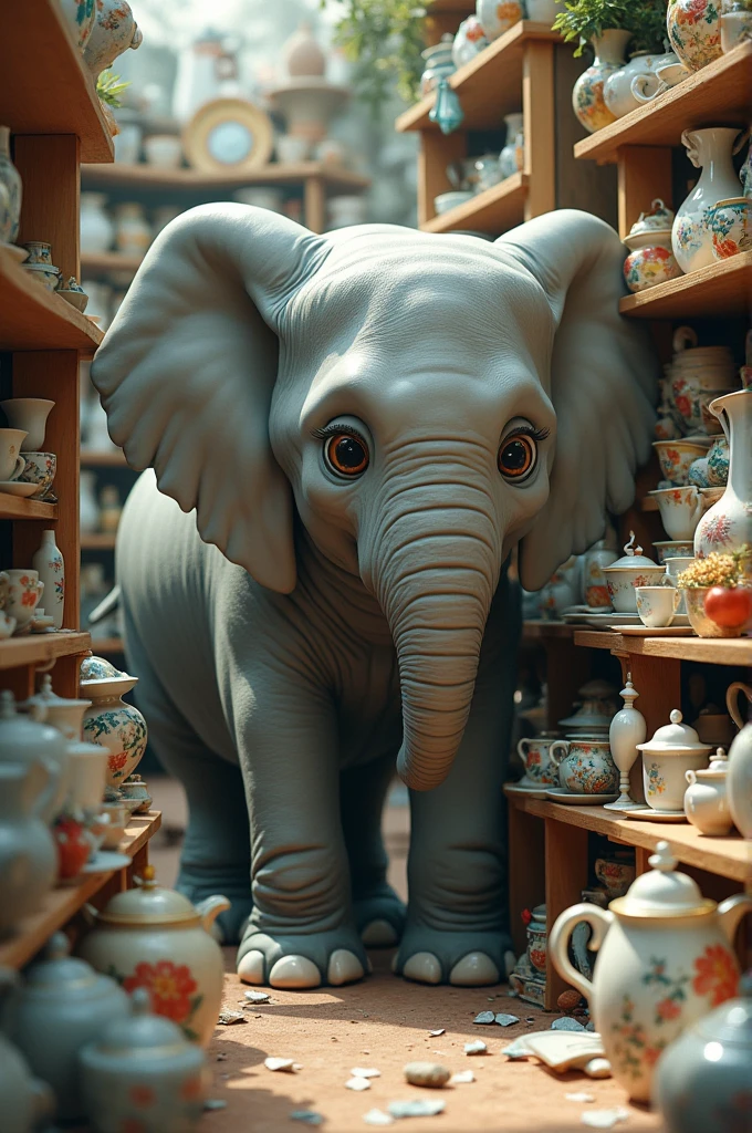An elephant in a china shop