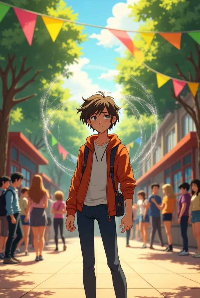 A high school student who uses wind magic
