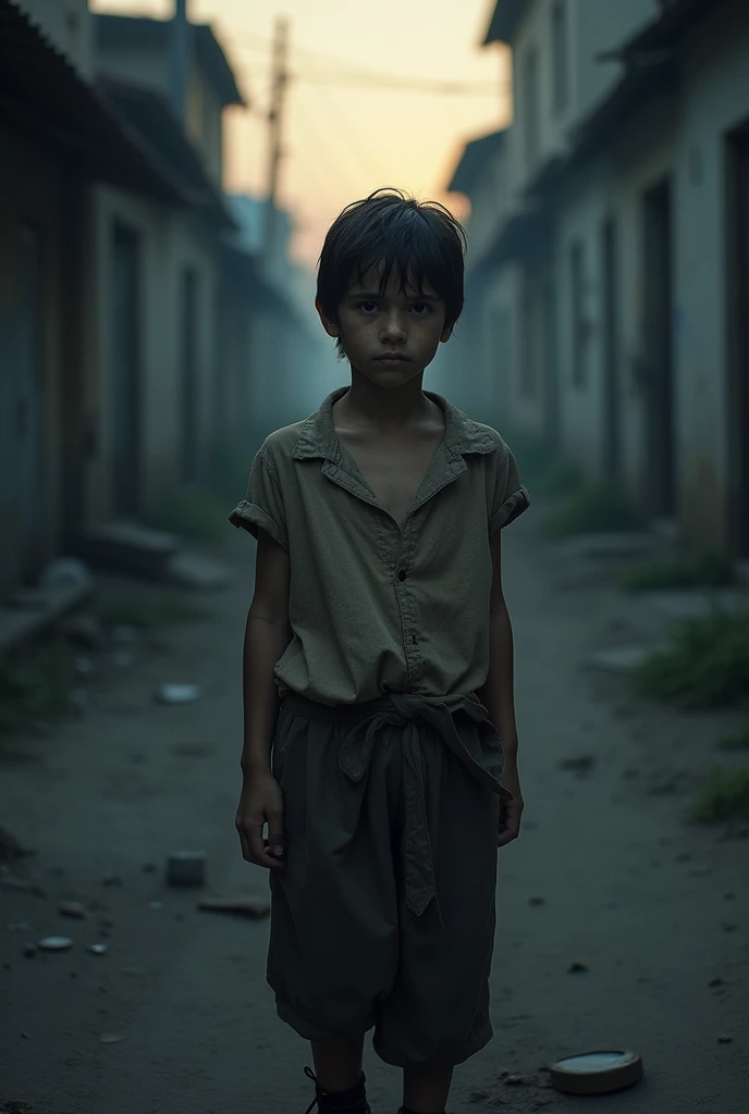 ছেলেটির ছোট্ট জীবনটা ছিল দুঃখে কষ্টে ভরা