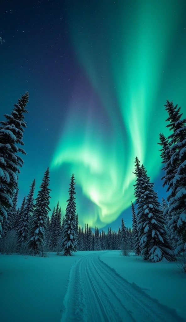 Northern Lights in Yellowknife　Canada　nature　No one there
