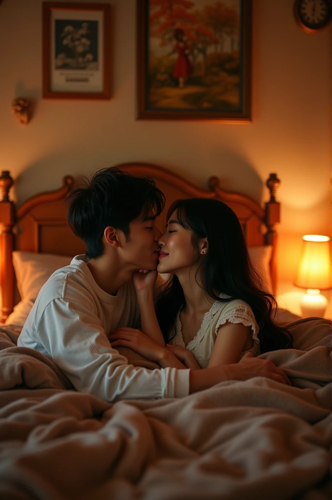 Got korean girl in a house with his boyfriend to sex