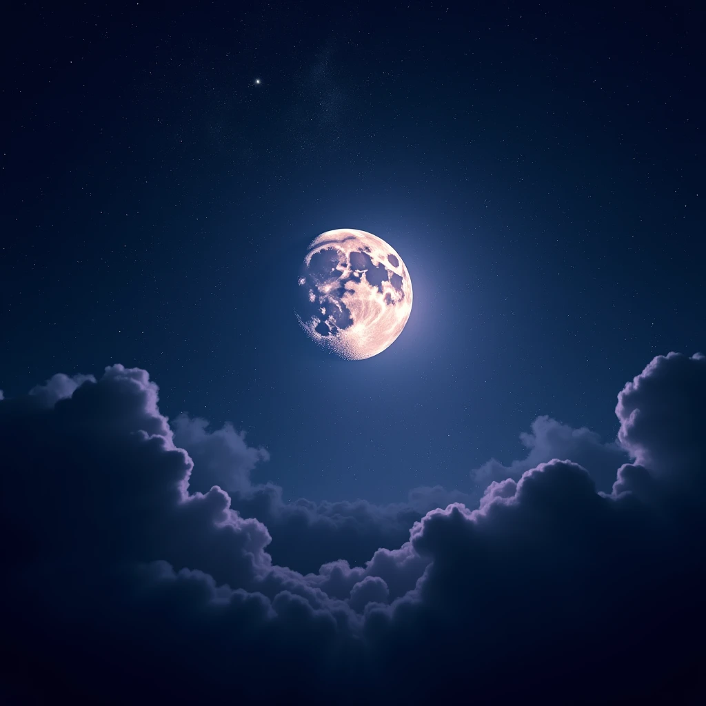 starlit night, new moon, shimmering stardust, dramatic lighting, deep blue and purple tones, (best quality,4k,8k,highres,masterpiece:1.2),ultra-detailed,(realistic,photorealistic,photo-realistic:1.37),cinematic composition, dramatic chiaroscuro lighting, moody atmosphere, intricate star patterns, ethereal beauty, mystical ambience
