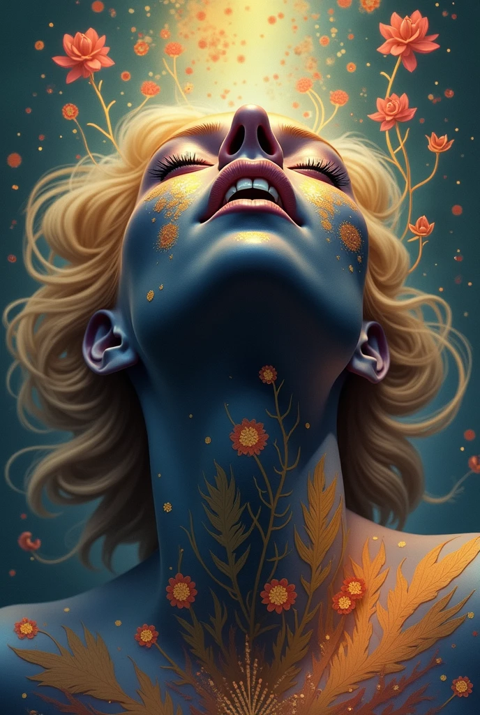 A Psychedelic Portrait of a Therapist, Surrealism, psychedelics, Face, detailed, complex, elegant, agility, highly detailed, Digital Painting, Art Station, Concept Art, Smooth, Clear focus, illustration