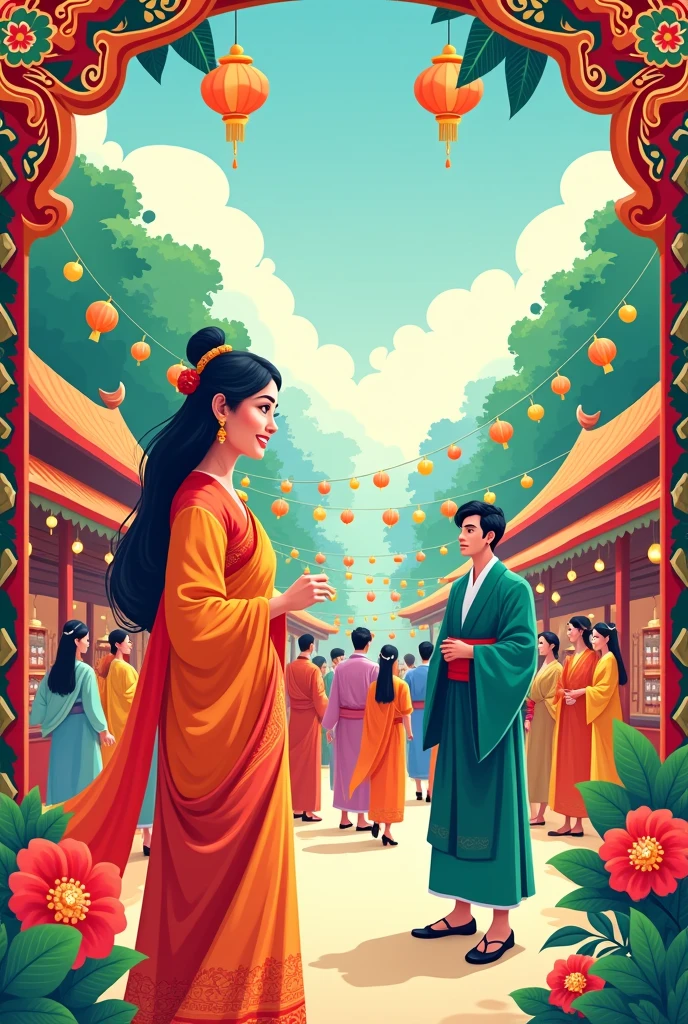｢quiz｣A cultural festival poster with the theme