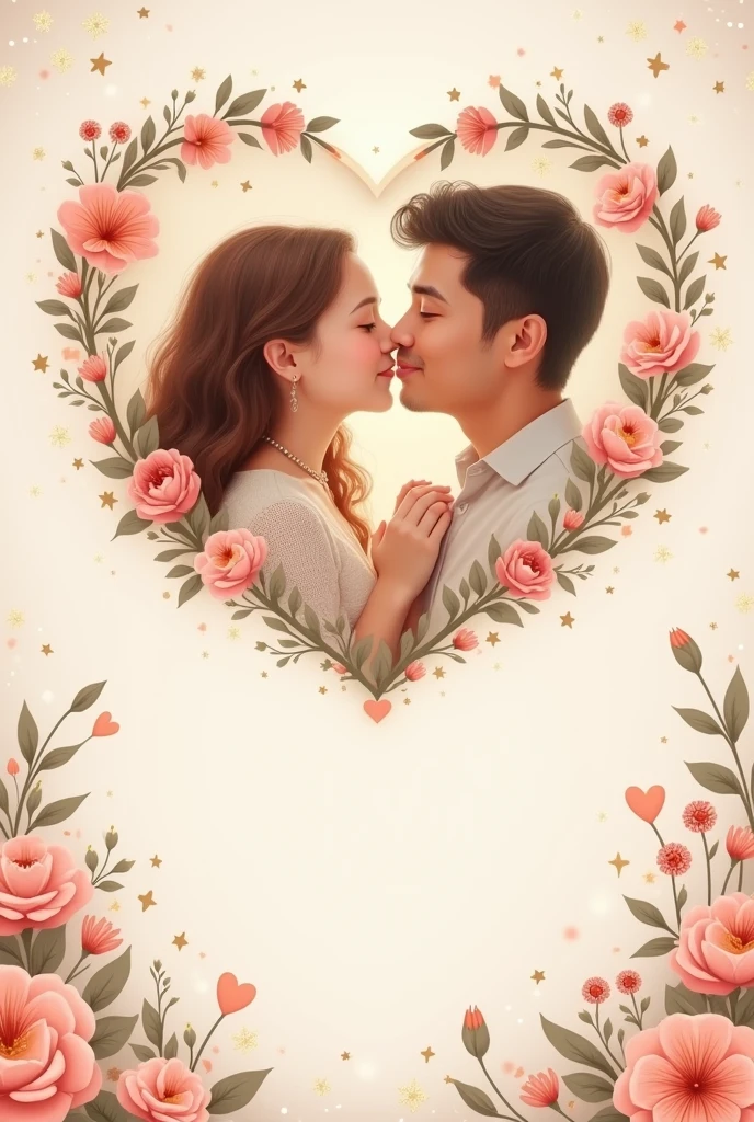 Make a birthday wishes card
Put 2 cute couple photos in it with cuteness and make aesthetic