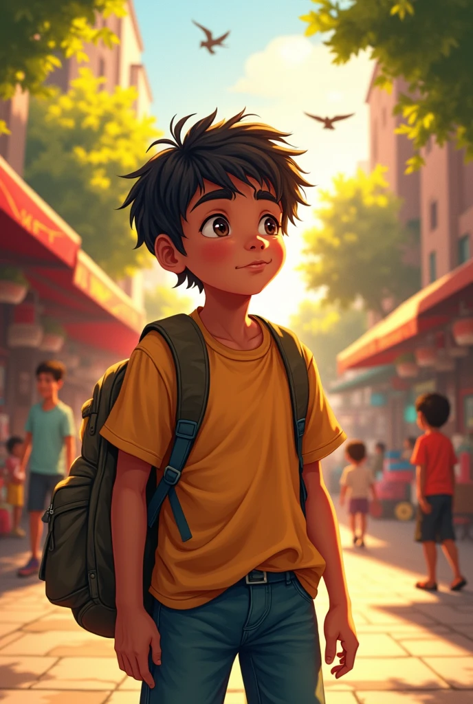 ছেলেটির জীবন আস্তে আস্তে উন্নত হচ্ছিল 