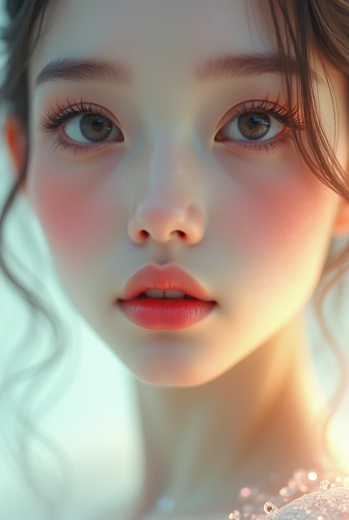 Ultra-fine face,Delicate eyes, Double eyelids