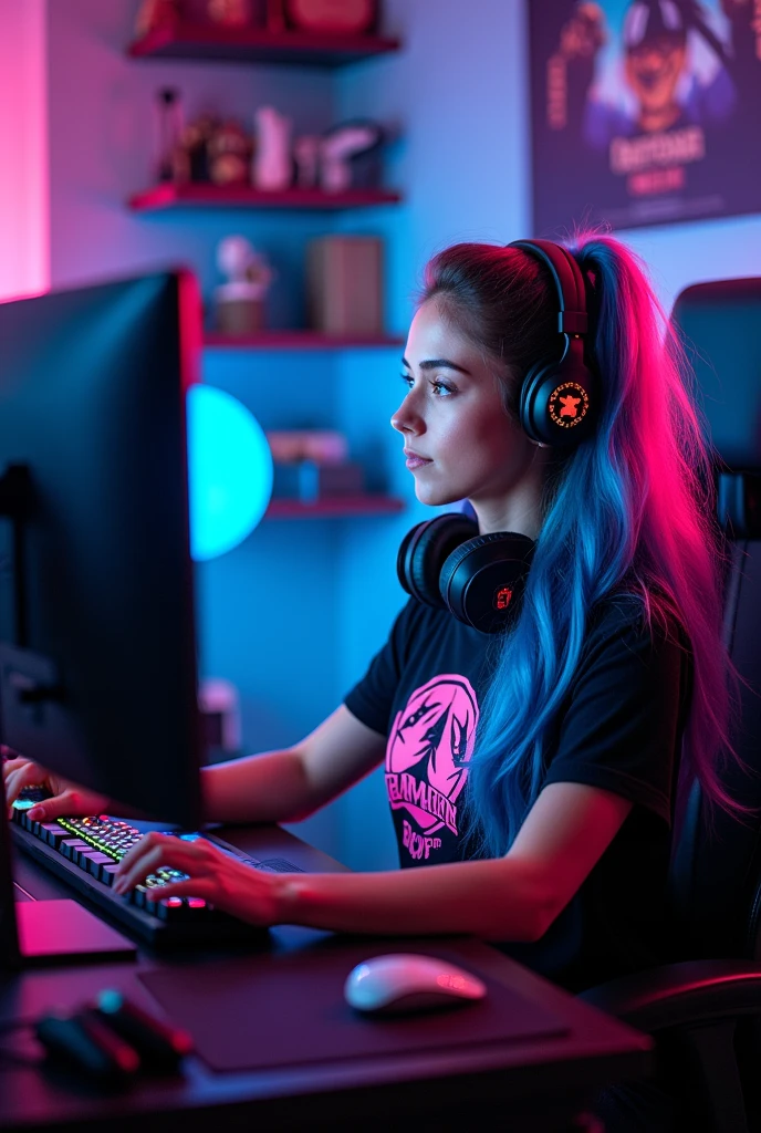 gamer woman
