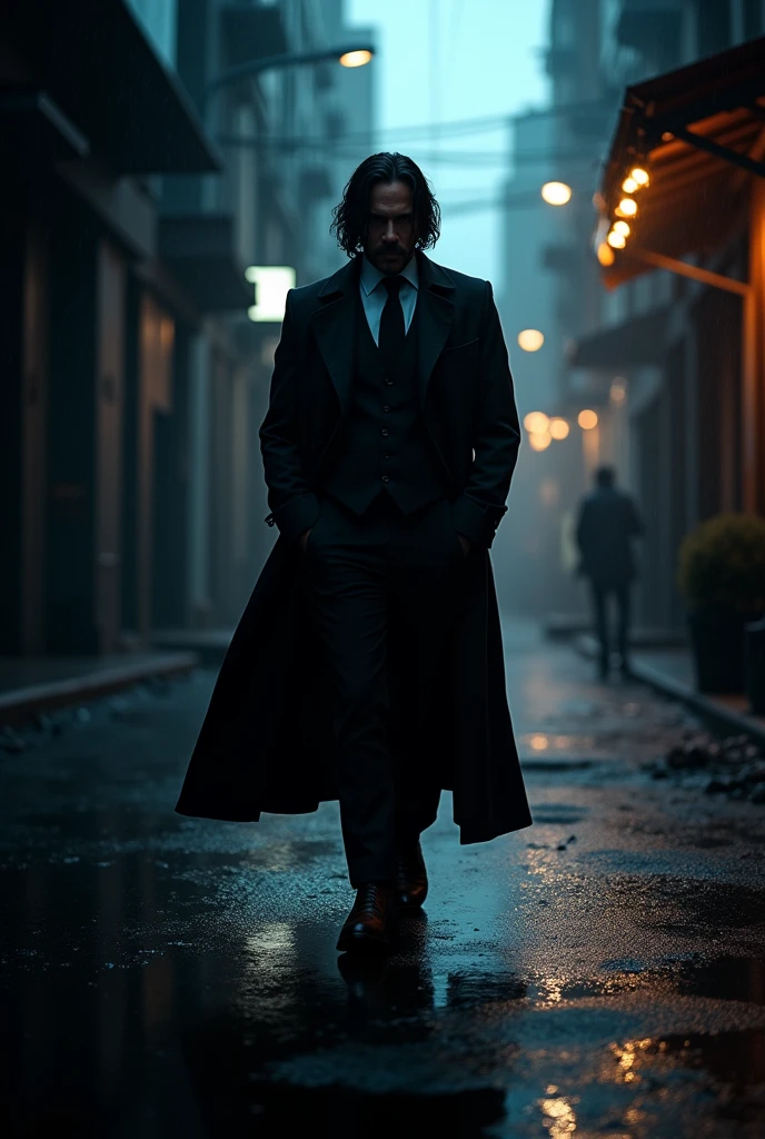 Real John wick lighting background for logo