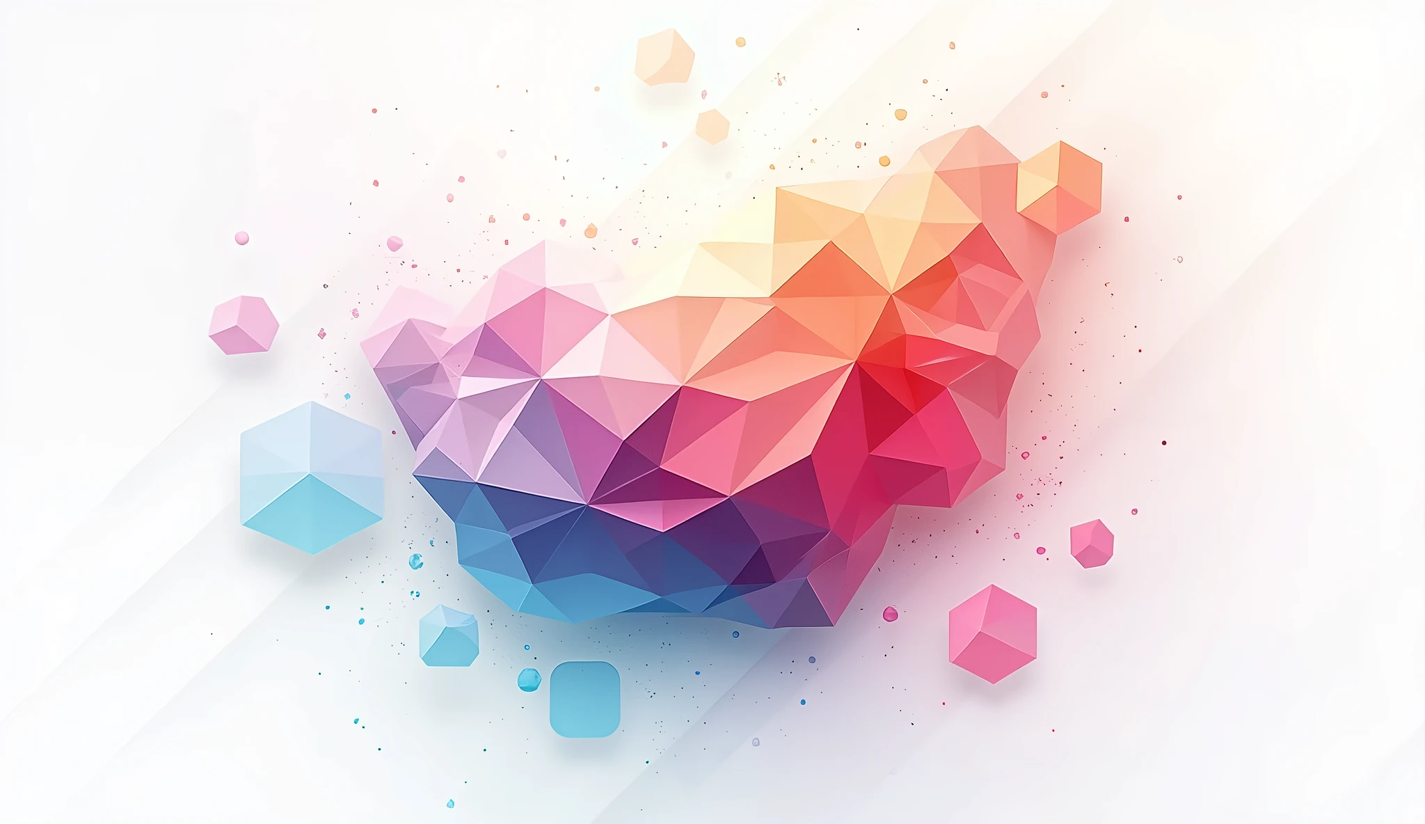Generate an AI material map，White background，Game related，Reference dribbble，Behance and other creative websites。