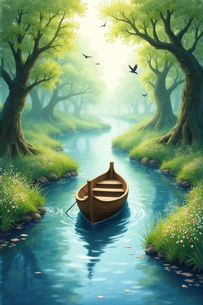 Time is river , faith is it's boat 