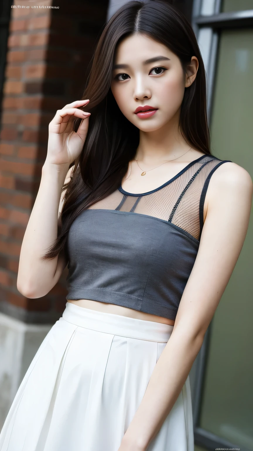 8k, RAW PhotoS, HigheSt quality, maSterpiece: 1.2), Very detailed, Super ReSolution, (Genuine, Genuine photoS: 1.37), Portraiture, High-quality RAW color photoS, ProfeSSional photoS, Very detailedNew and beautiful, Very detailedNew, 8k wallpaper, Amazing detailS, Large file Size, Official Art, highly detailed CG Unity 8k wallpaper, Very detailed美new, Very detailed顔, Very detailed目, Very detailedNew Skin, Very elaborate fingerS, Very detailedNew noSe, Very SophiSticated mouth, Perfect Anatomy, Very detailed background, Very detailedNew clothing, one perSon'S, cute girl, FamouS JapaneSe IdolS, cute, GenuineiStic body, , White Skin, Glowing Skin, BecauSe I'm Slim, (Blunt bangS: 1.2), Smile, cute, like々new, cute face, GenuineiStic face, Delicate eyeS, Sagging eyeS, Skirt, camera'Sight, OppoSition, Main Street, public, crowd, Dynamic Lighting, Very large breaStS,high School, claSSroom, teacher, Lace pantieS、Small pantieS、Detailed Panty Pattern、Panty FocuS、Medium brown Short hair, ((Saw: 1.1)), EmbarrassingNew, window, (((Standing in claSSroom)))), Suit, tight Skirt, (Simple white blouSe), Cowboy Shot, Save file.32 yearS old