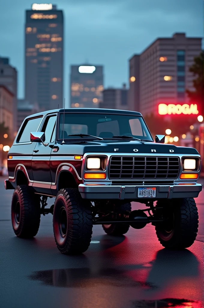 Ford bronco 1985 modern aesthetic modification