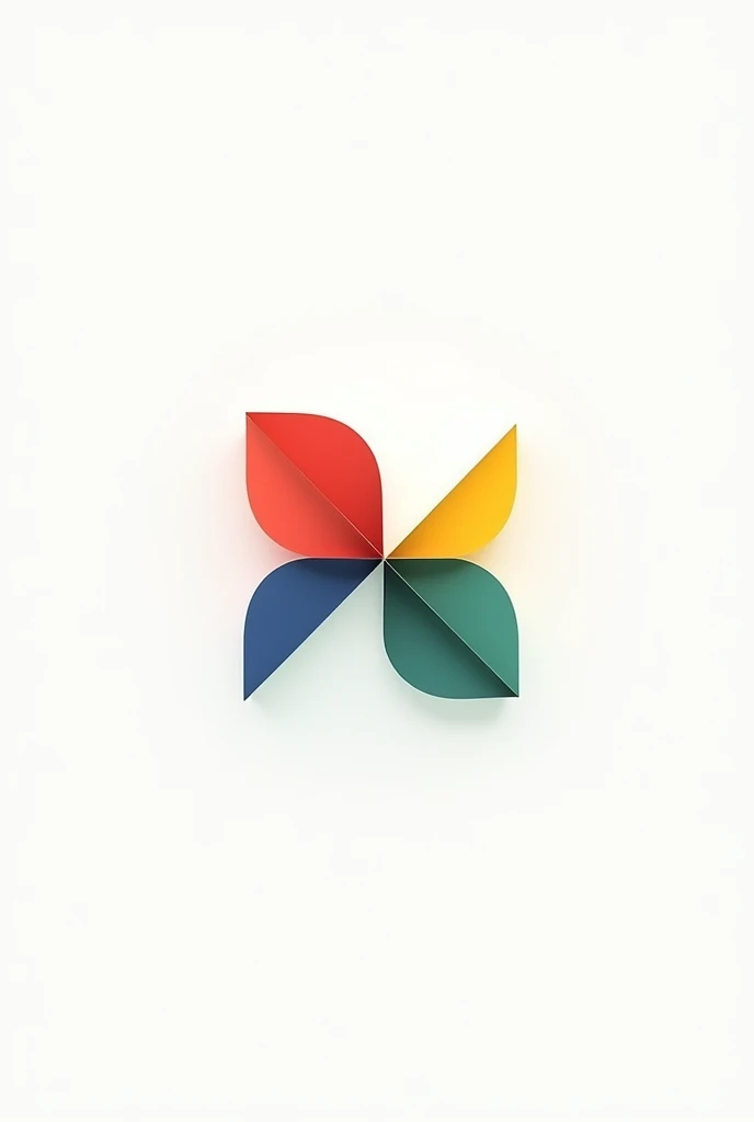 Design a logo that show the four quadrant of literacy. Make it more abstract and simple
