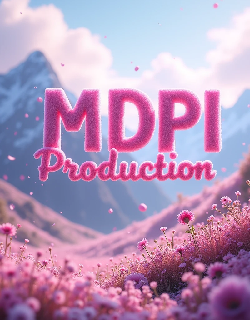 There is in the picture"MDPI Production"These two words,Light purple and light pink as main colors,It feels like a Swiss Barbie
