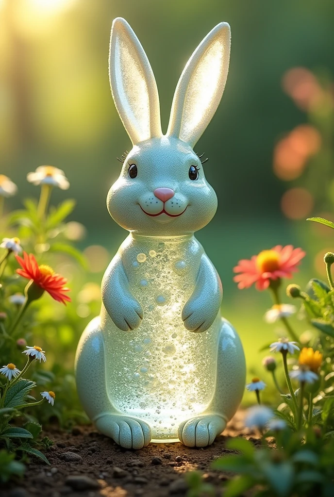 Rabbit-shaped sparkling water 