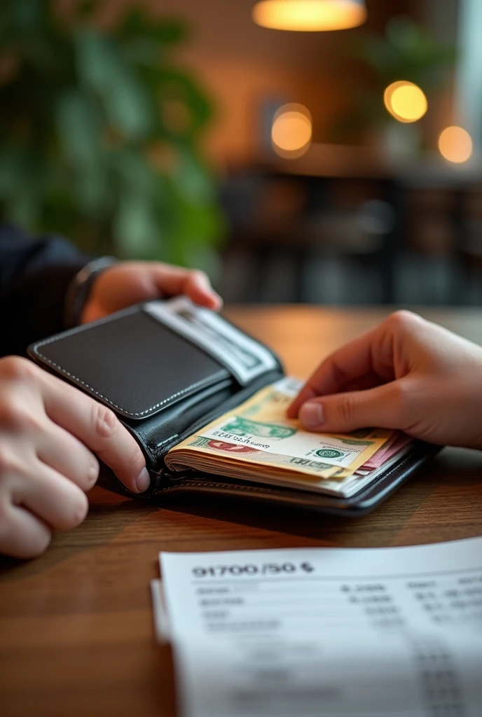 Wallet money , persnol money finance , finance transaction 
