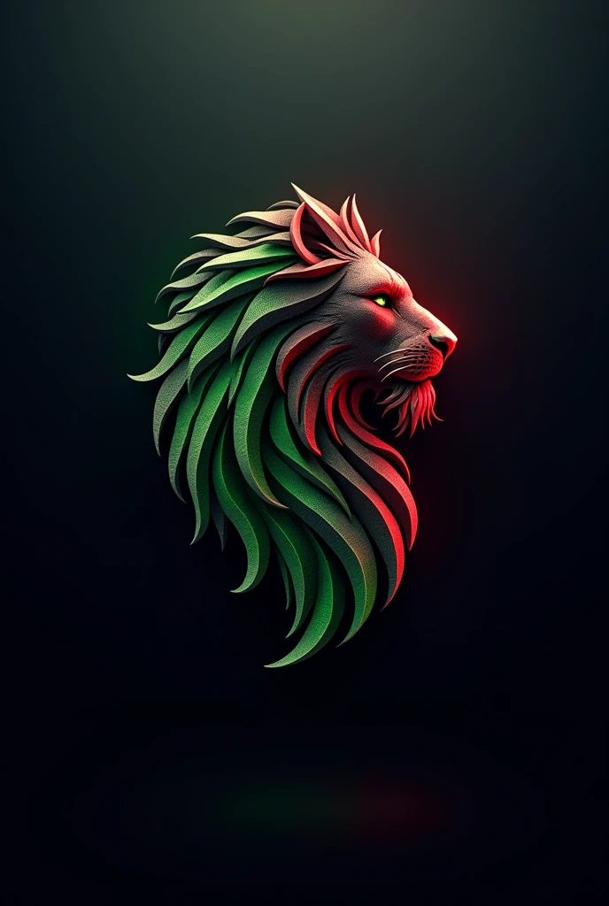 Create a logo with candle stick pattern for forex trading company and make lion pattern with the candle sticks and make the candle sticks more interacted with the lions hair