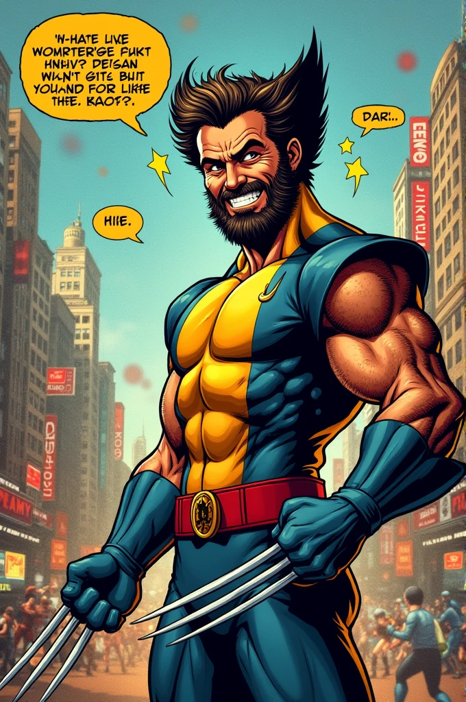 Wolverine has a big dick 