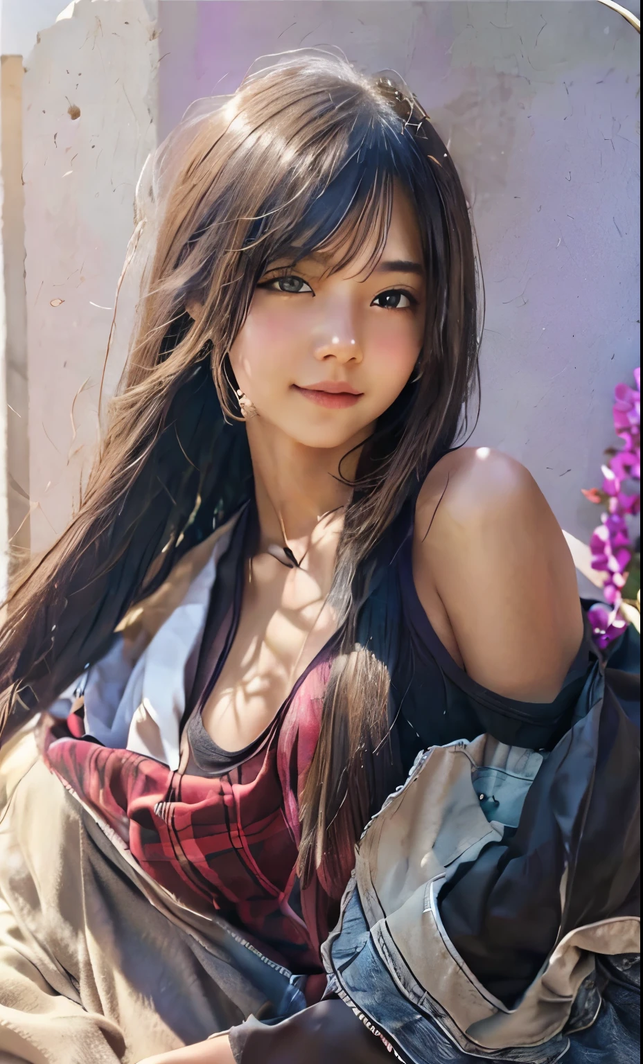 A realistic girl