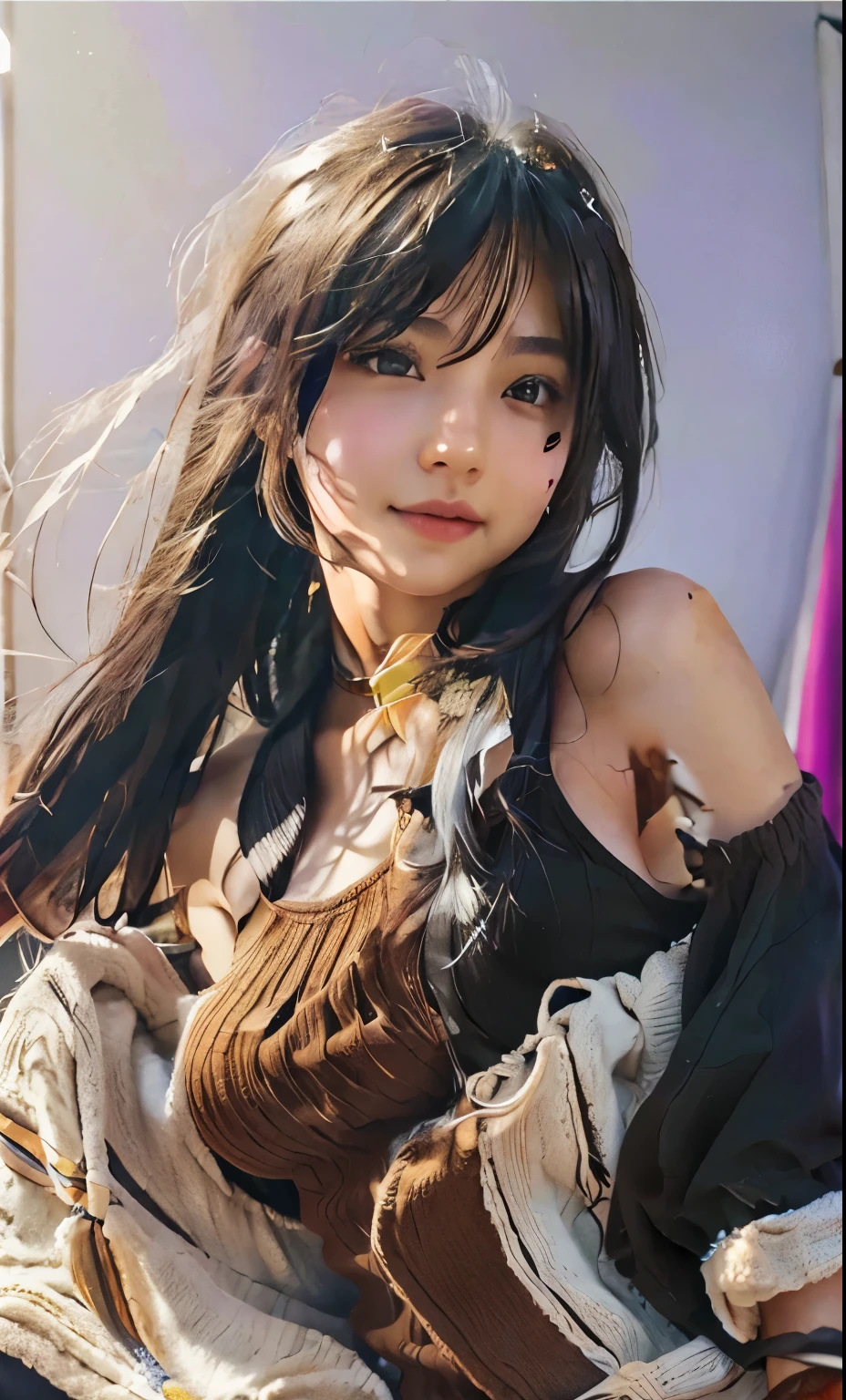 A realistic girl
