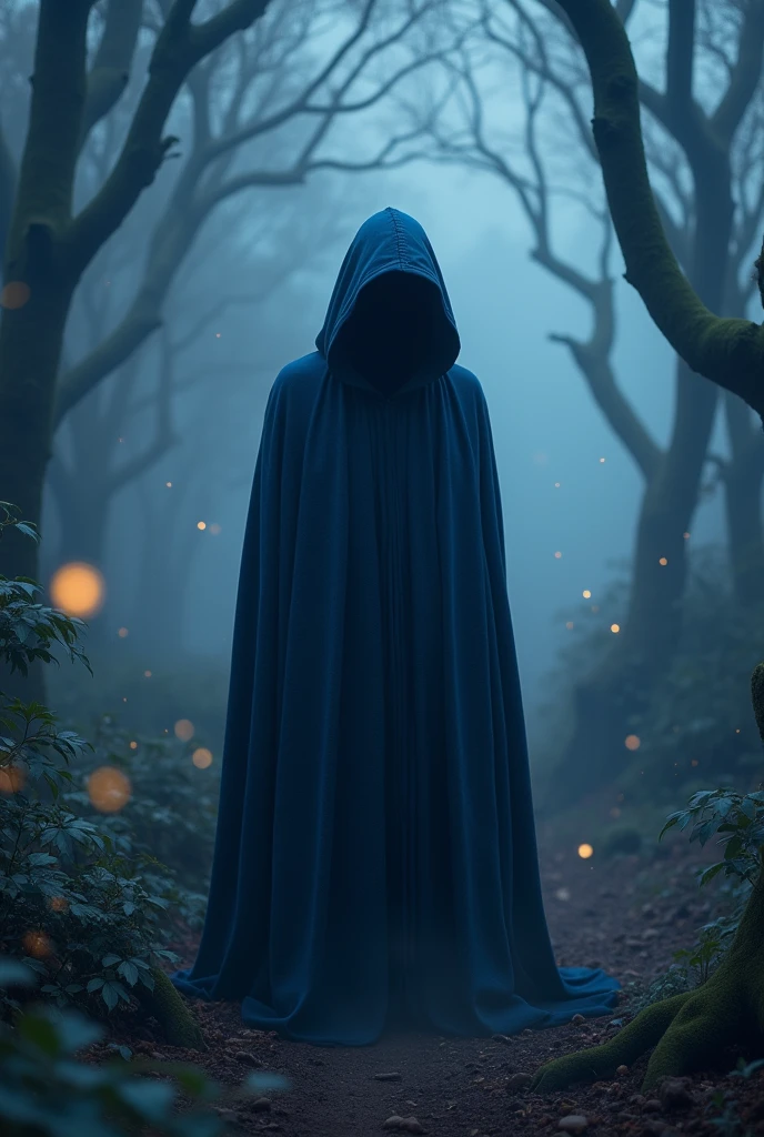 a mysterious creepy figure faceless all black