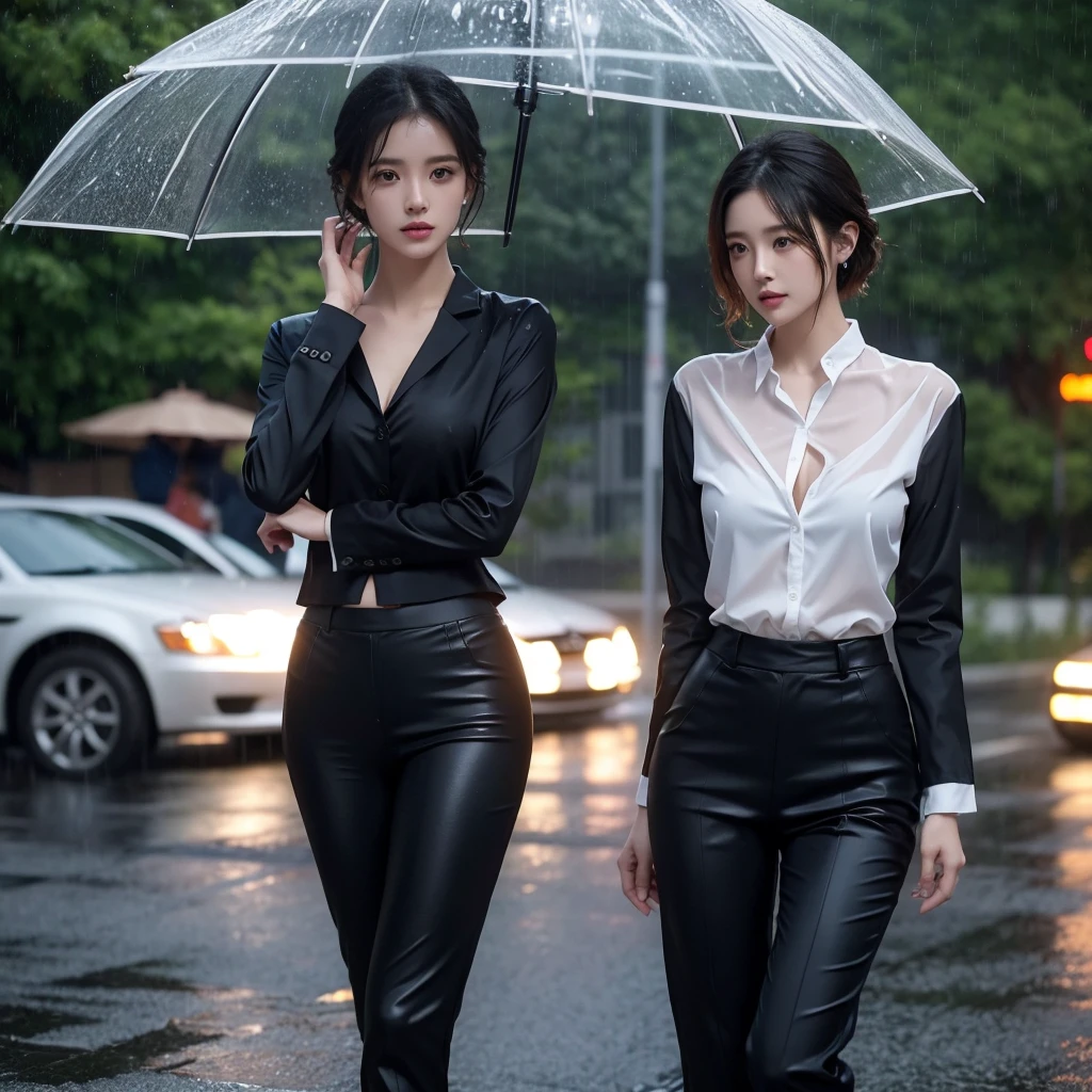 exy pose、Hair getting wet in the rain、Mr.々Hair style、Short Hair、Transparent shirt、Beautiful woman getting wet in the rain、typhoon、Get wet without an umbrella、Beautiful woman in the rain、雨で濡れたBeautyOL、Detailed face、Realistic、beautiful girl、Beauty、Office Lady Uniform、beauty、Beautiful woman、Narrow waist、Handsome woman、Tight pants look、Colorful suit、Sexy pose、Tight suit pants、Suit wet in the rain、Wet naked shirt、See-through shirt、Shot in heavy rain、Naked shirt、Colorful chest underwear