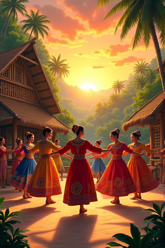 Generate image of filipino culture that preserve intangible and tangible filioino culture